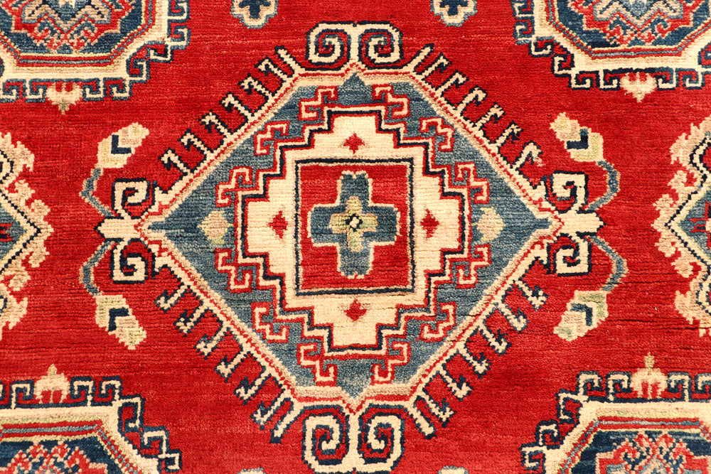 Firebrick Kazak 5' 1 x 7' 3 - No. 67637 - ALRUG Rug Store
