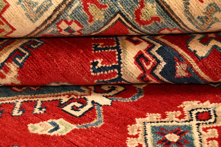 Firebrick Kazak 5' 1 x 7' 3 - No. 67637 - ALRUG Rug Store