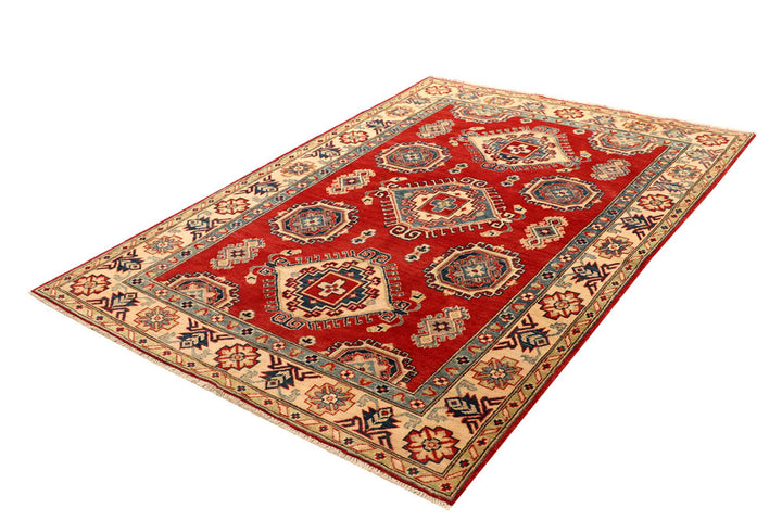 Firebrick Kazak 5' 1 x 7' 3 - No. 67637 - ALRUG Rug Store