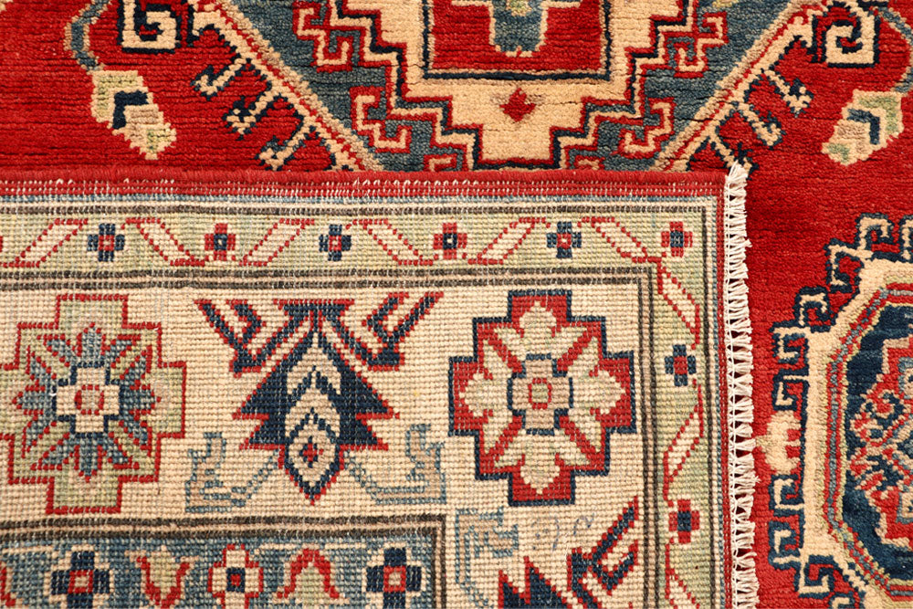 Firebrick Kazak 5' 1 x 7' 3 - No. 67637 - ALRUG Rug Store
