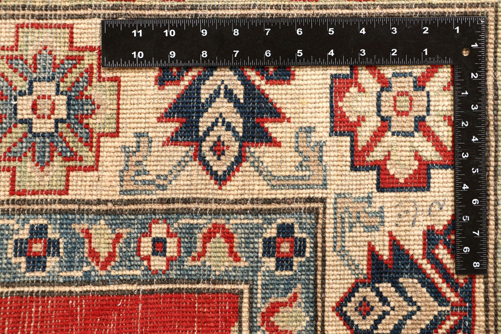 Firebrick Kazak 5' 1 x 7' 3 - No. 67637 - ALRUG Rug Store