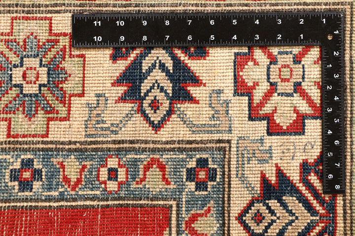 Firebrick Kazak 5' 1 x 7' 3 - No. 67637 - ALRUG Rug Store