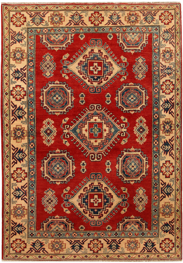 Firebrick Kazak 5' 1 x 7' 3 - No. 67637 - ALRUG Rug Store