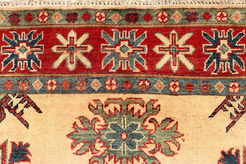 Bisque Kazak 5' x 6' 6 - No. 67638 - ALRUG Rug Store