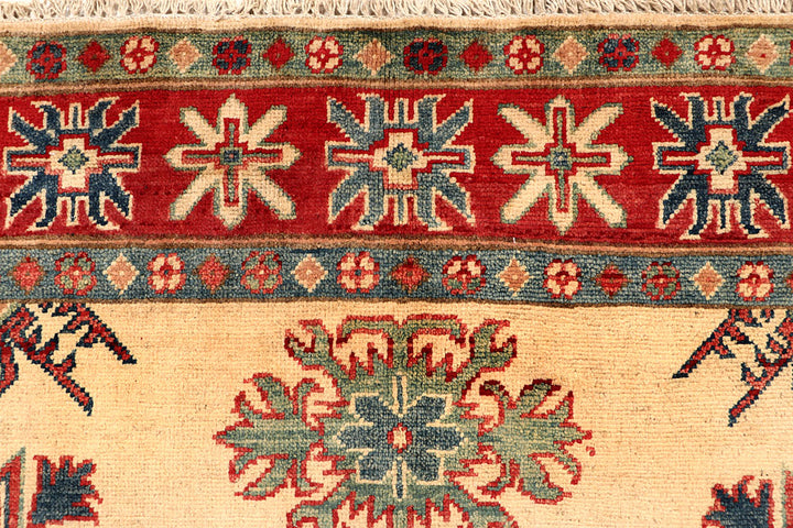 Bisque Kazak 5' x 6' 6 - No. 67638 - ALRUG Rug Store
