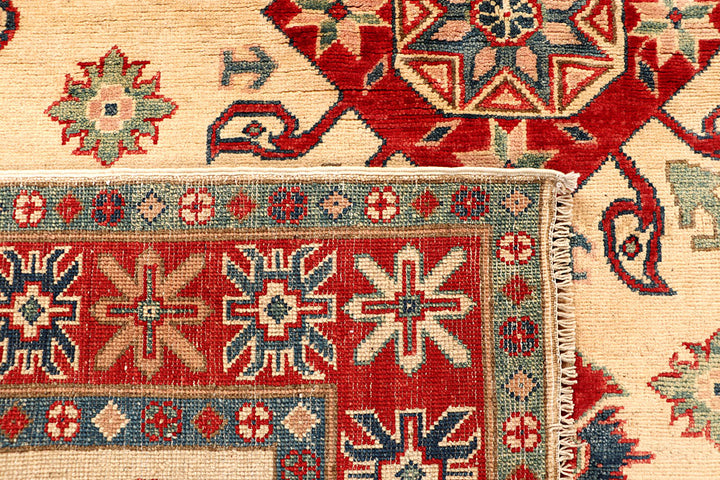 Bisque Kazak 5' x 6' 6 - No. 67638 - ALRUG Rug Store