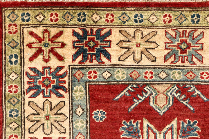 Firebrick Kazak 5' x 6' 3 - No. 67639 - ALRUG Rug Store