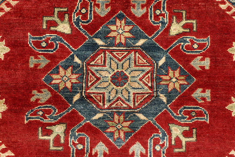 Firebrick Kazak 5' x 6' 3 - No. 67639 - ALRUG Rug Store