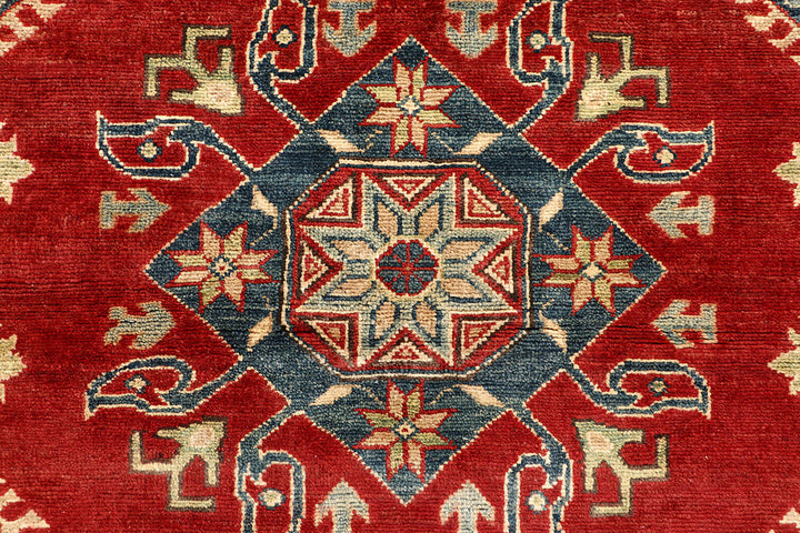 Firebrick Kazak 5' x 6' 3 - No. 67639 - ALRUG Rug Store