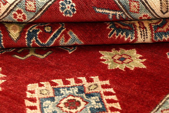 Firebrick Kazak 5' x 6' 3 - No. 67639 - ALRUG Rug Store