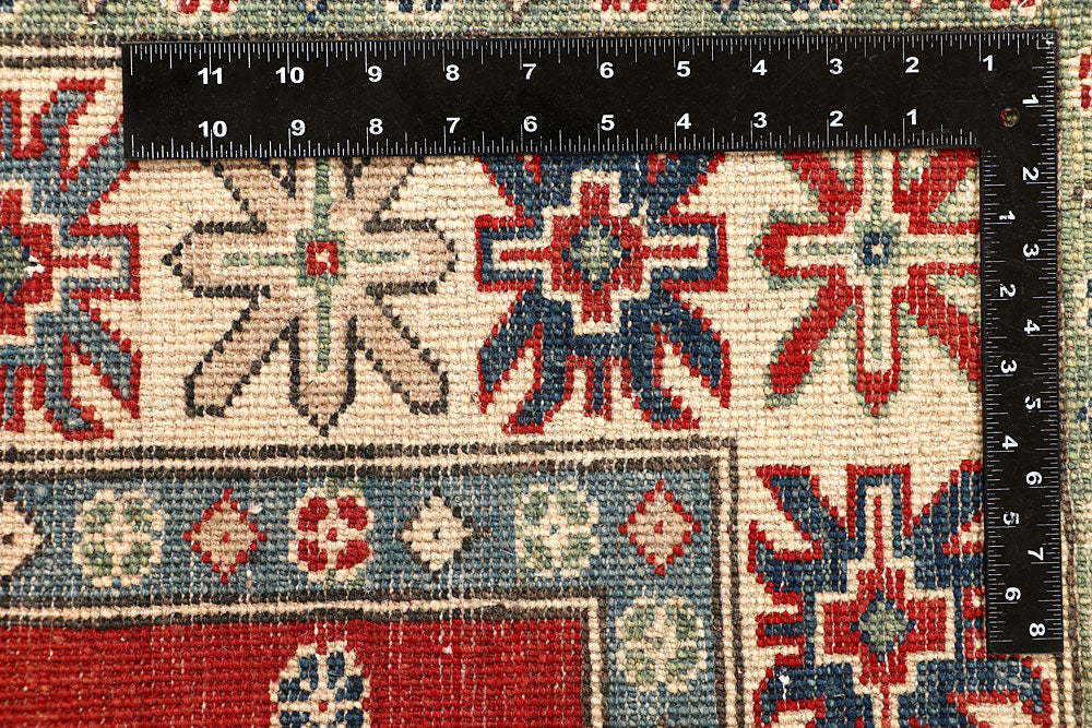 Firebrick Kazak 5' x 6' 3 - No. 67639 - ALRUG Rug Store