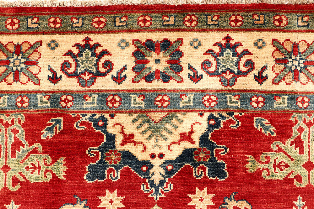 Firebrick Kazak 4' 11 x 6' 6 - No. 67640 - ALRUG Rug Store