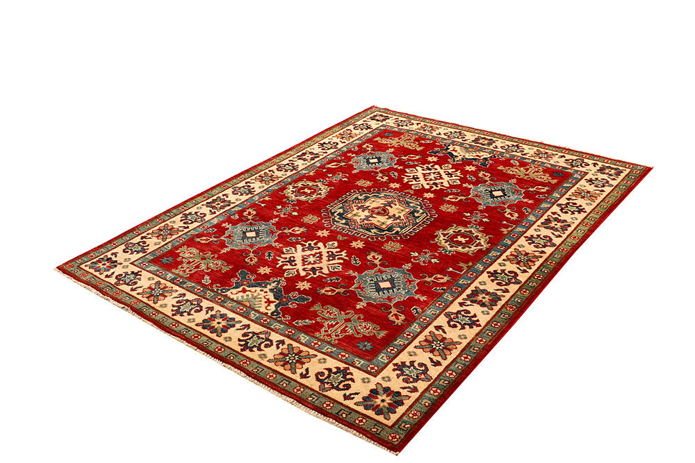 Firebrick Kazak 4' 11 x 6' 6 - No. 67640 - ALRUG Rug Store