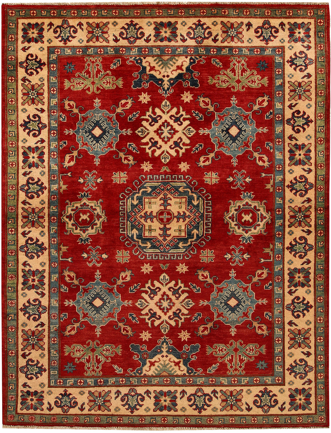 Firebrick Kazak 4' 11 x 6' 6 - No. 67640 - ALRUG Rug Store