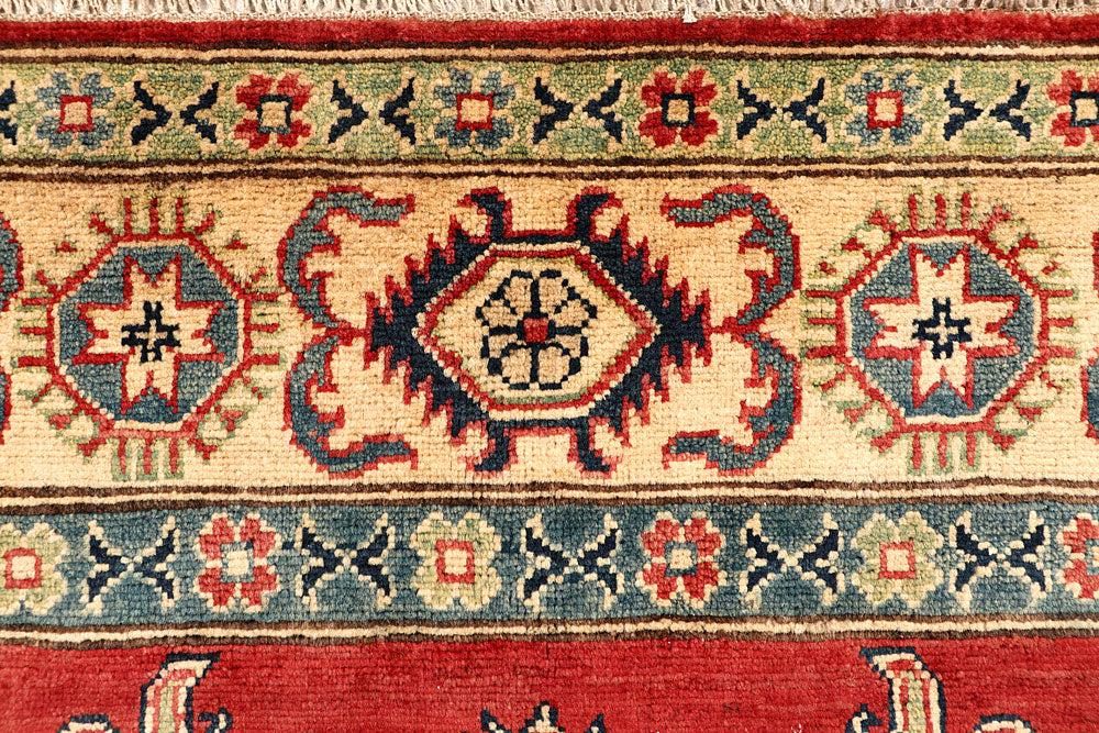 Firebrick Kazak 5' x 6' 9 - No. 67641 - ALRUG Rug Store