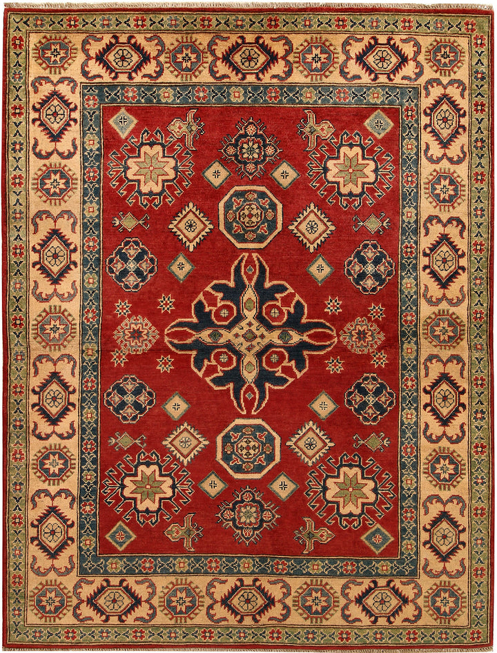 Firebrick Kazak 5' x 6' 9 - No. 67641 - ALRUG Rug Store