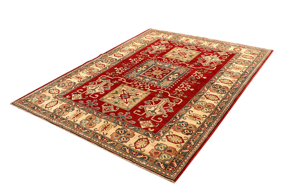 Firebrick Kazak 5' 10 x 7' 8 - No. 67642 - ALRUG Rug Store