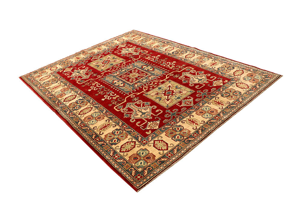 Firebrick Kazak 5' 10 x 7' 8 - No. 67642 - ALRUG Rug Store