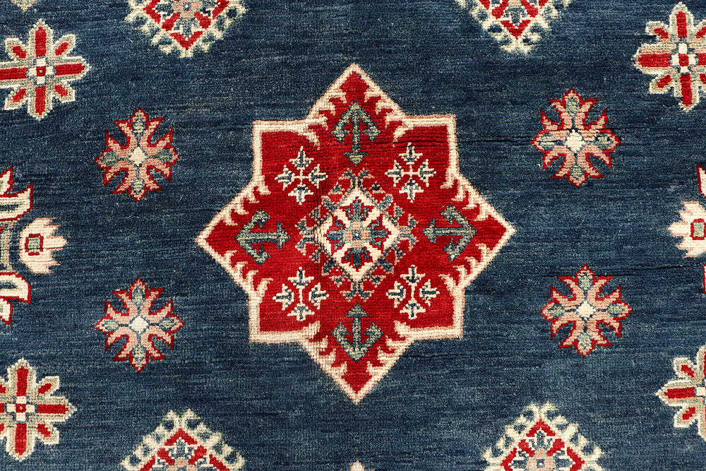 Dark Blue Kazak 8' 1 x 10' - No. 67644 - ALRUG Rug Store