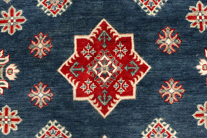 Dark Blue Kazak 8' 1 x 10' - No. 67644 - ALRUG Rug Store
