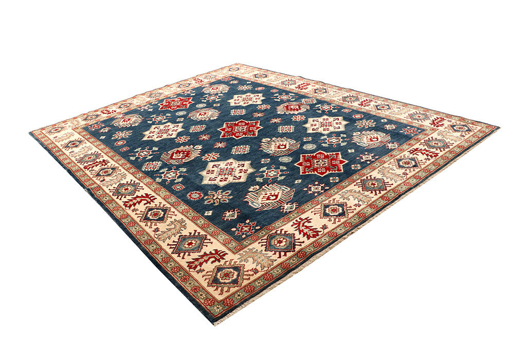 Dark Blue Kazak 8' 1 x 10' - No. 67644 - ALRUG Rug Store