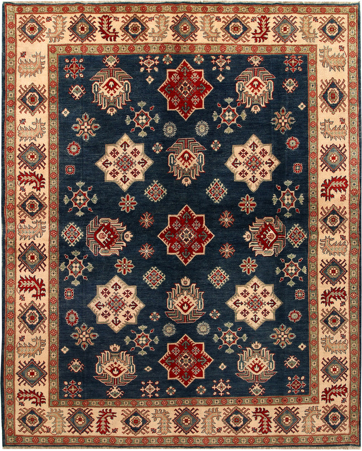 Dark Blue Kazak 8' 1 x 10' - No. 67644 - ALRUG Rug Store