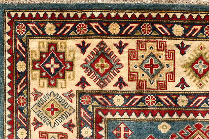 Cadet Blue Kazak 8' 2 x 10' 1 - No. 67646 - ALRUG Rug Store