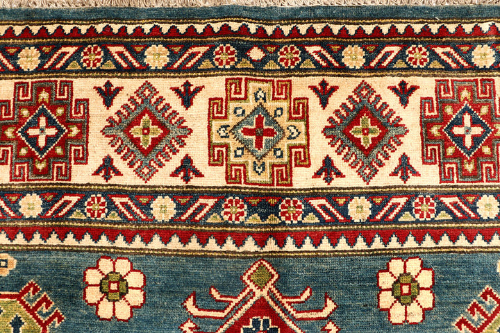 Cadet Blue Kazak 8' 2 x 10' 1 - No. 67646 - ALRUG Rug Store