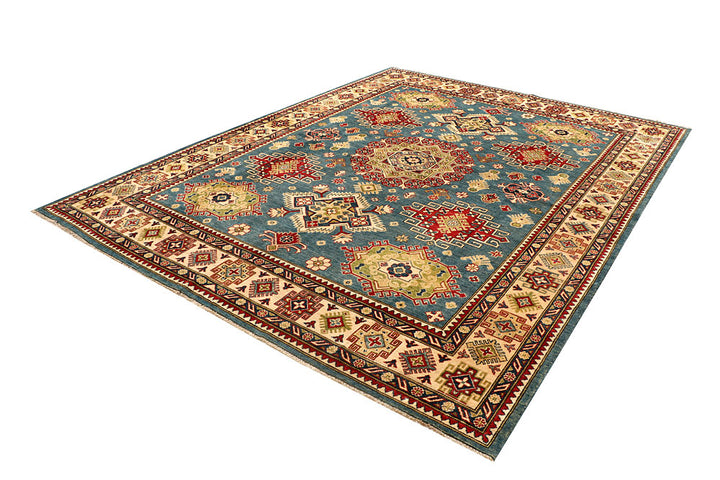 Cadet Blue Kazak 8' 2 x 10' 1 - No. 67646 - ALRUG Rug Store