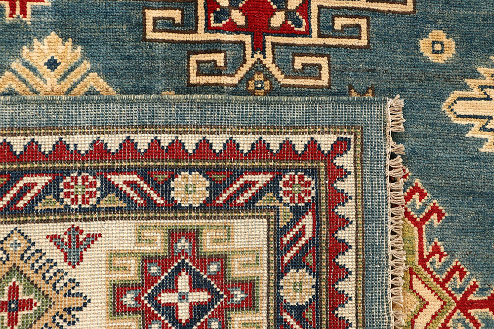 Cadet Blue Kazak 8' 2 x 10' 1 - No. 67646 - ALRUG Rug Store