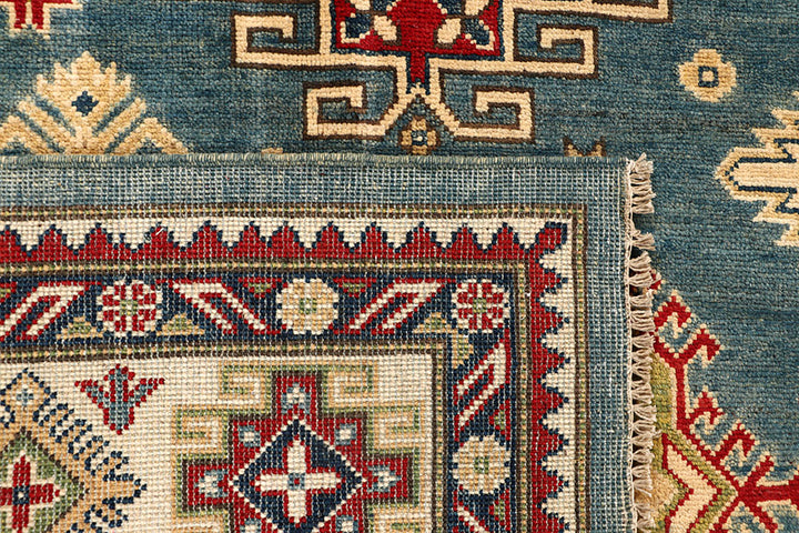 Cadet Blue Kazak 8' 2 x 10' 1 - No. 67646 - ALRUG Rug Store