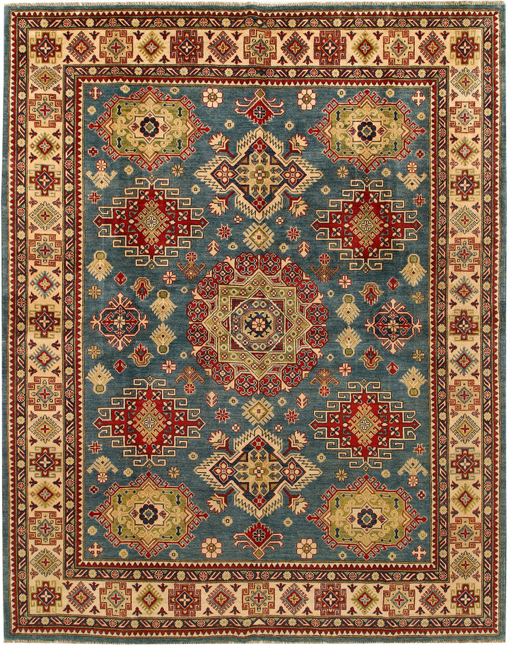 Cadet Blue Kazak 8' 2 x 10' 1 - No. 67646 - ALRUG Rug Store