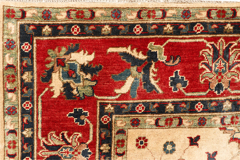 Navajo White Kazak 8' 4 x 9' 11 - No. 67648 - ALRUG Rug Store