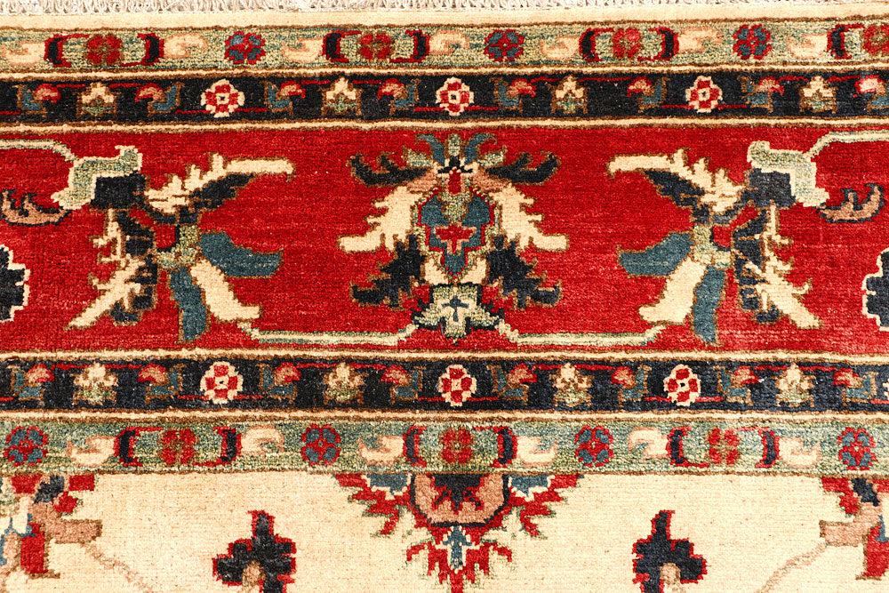 Navajo White Kazak 8' 4 x 9' 11 - No. 67648 - ALRUG Rug Store