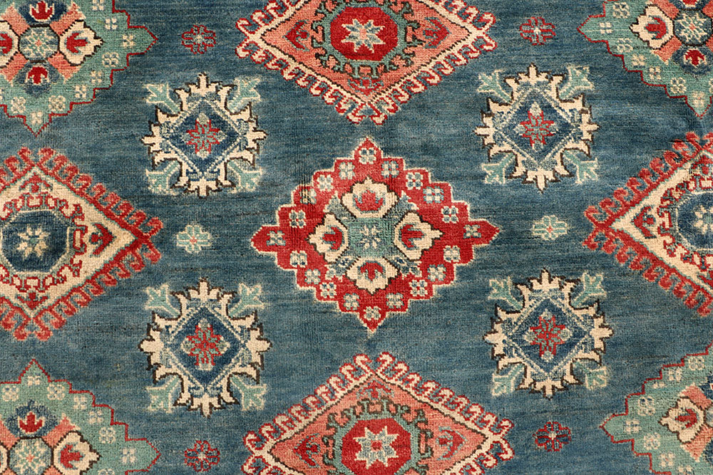 Cadet Blue Kazak 8' x 9' 9 - No. 67650 - ALRUG Rug Store