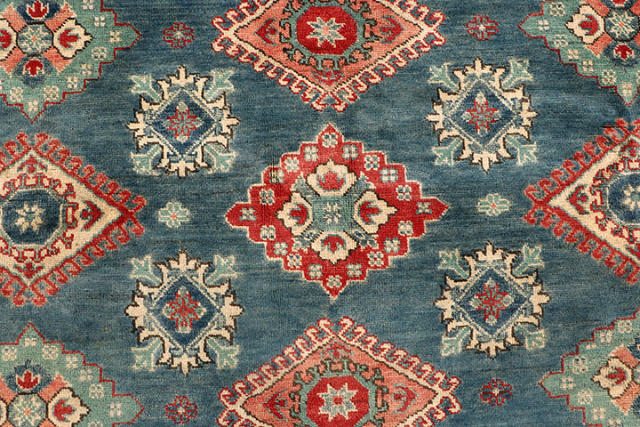Cadet Blue Kazak 8' x 9' 9 - No. 67650 - ALRUG Rug Store