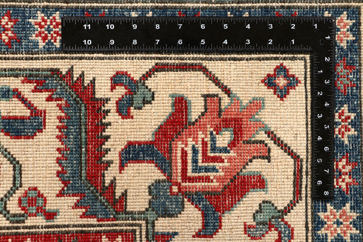 Cadet Blue Kazak 8' x 9' 9 - No. 67650 - ALRUG Rug Store