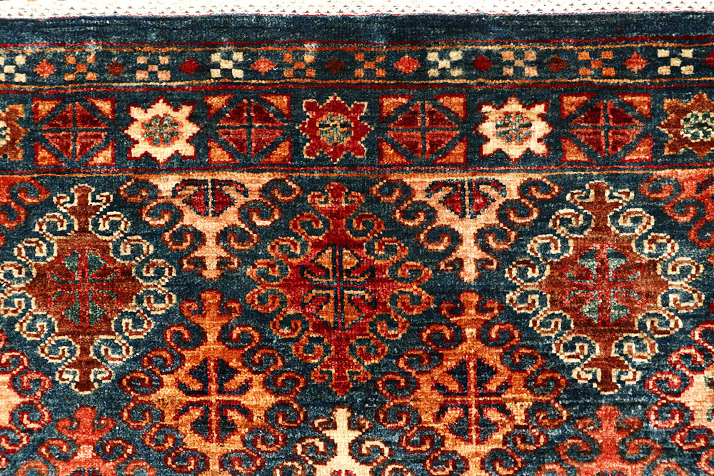 Multi Colored Kazak 5' x 6' 8 - No. 67652 - ALRUG Rug Store