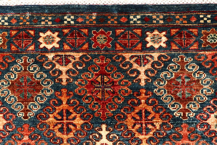 Multi Colored Kazak 5' x 6' 8 - No. 67652 - ALRUG Rug Store