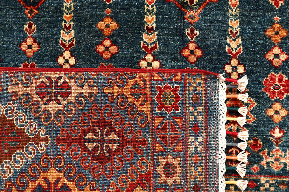 Multi Colored Kazak 5' x 6' 8 - No. 67652 - ALRUG Rug Store