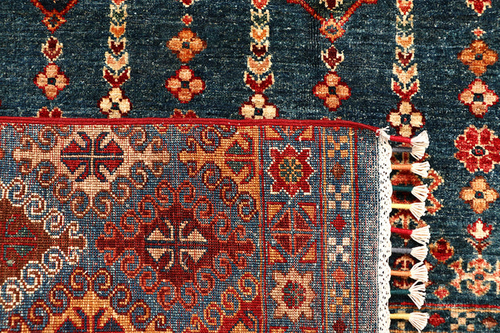Multi Colored Kazak 5' x 6' 8 - No. 67652 - ALRUG Rug Store