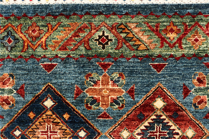 Steel Blue Kazak 5' 6 x 7' 7 - No. 67653 - ALRUG Rug Store