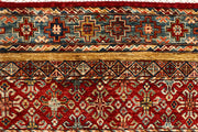Multi Colored Kazak 5' 6 x 8' 1 - No. 67655 - ALRUG Rug Store