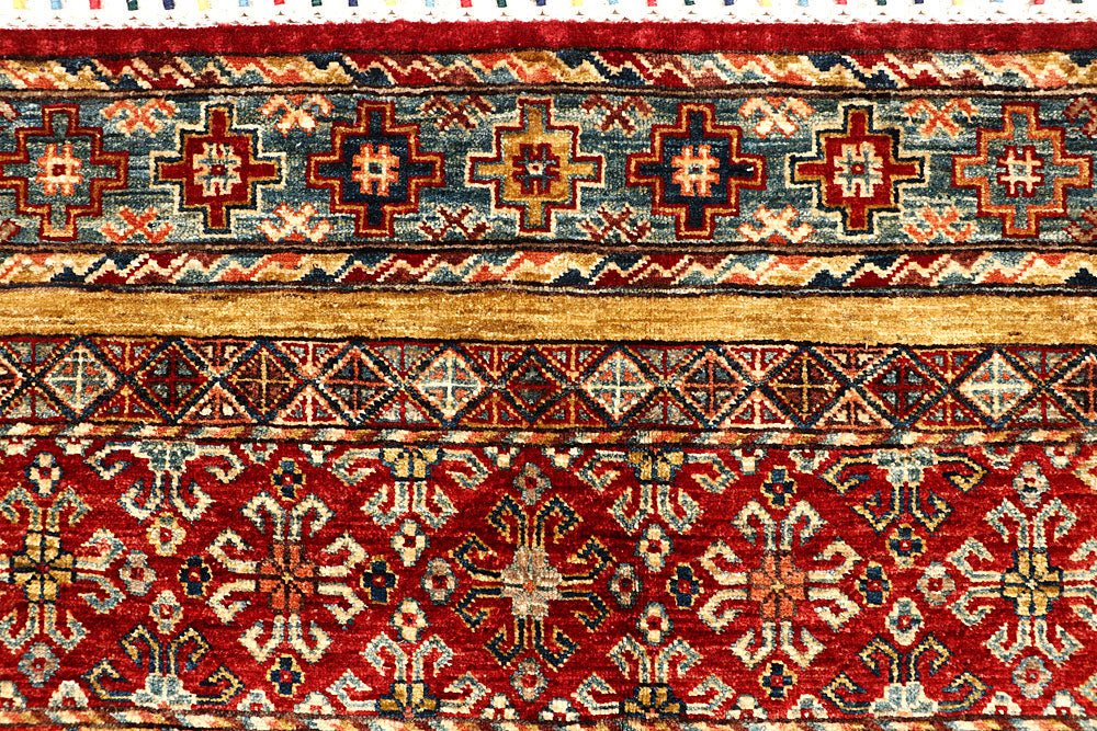 Multi Colored Kazak 5' 6 x 8' 1 - No. 67655 - ALRUG Rug Store