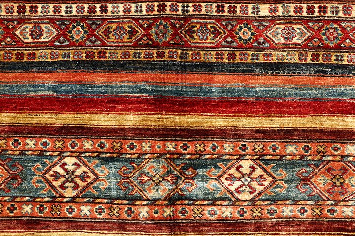 Multi Colored Kazak 5' 6 x 8' 1 - No. 67655 - ALRUG Rug Store