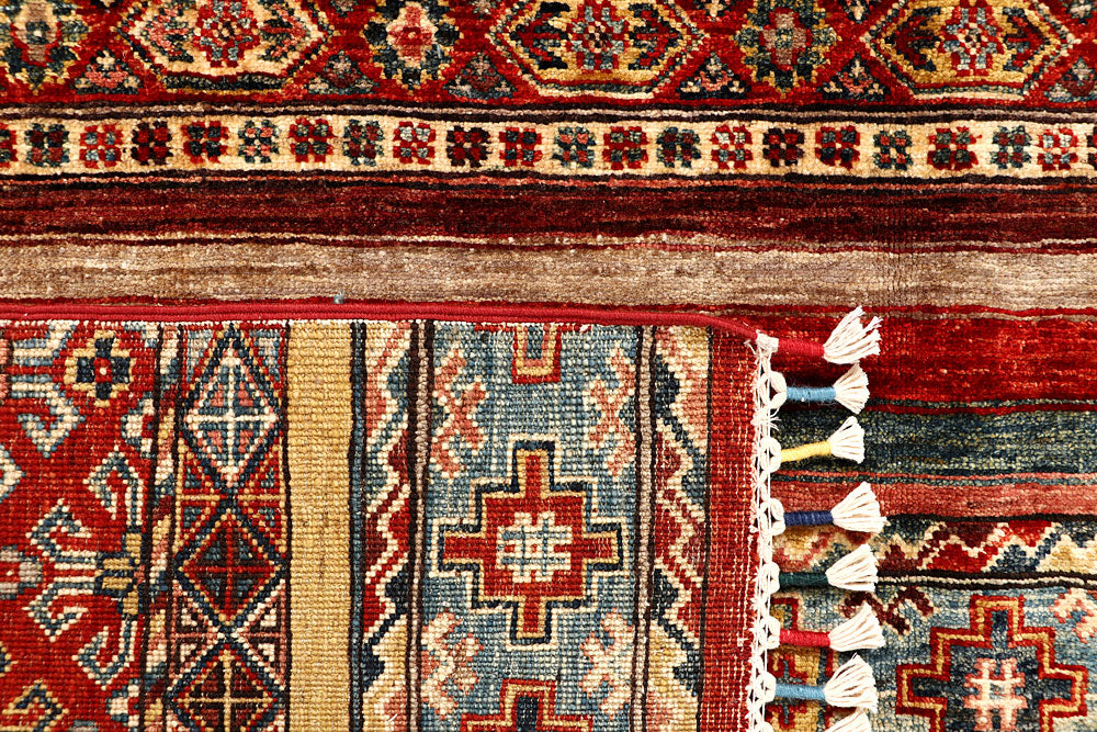 Multi Colored Kazak 5' 6 x 8' 1 - No. 67655 - ALRUG Rug Store