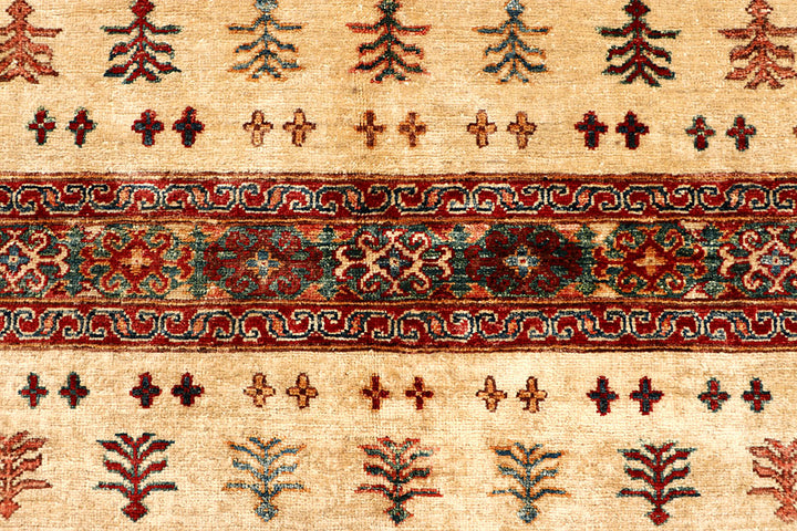 Navajo White Kazak 5' 1 x 6' 9 - No. 67658 - ALRUG Rug Store