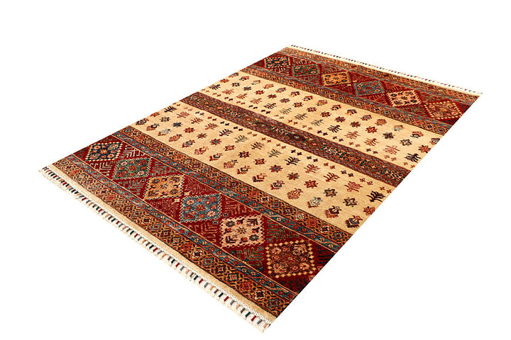 Navajo White Kazak 5' 1 x 6' 9 - No. 67658 - ALRUG Rug Store