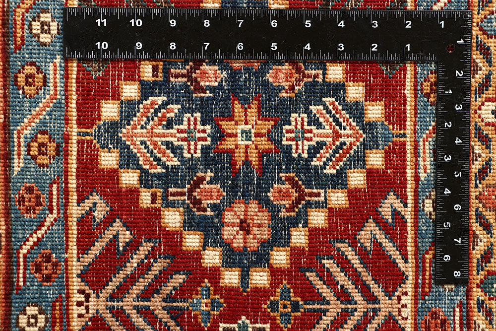 Navajo White Kazak 5' 1 x 6' 9 - No. 67658 - ALRUG Rug Store