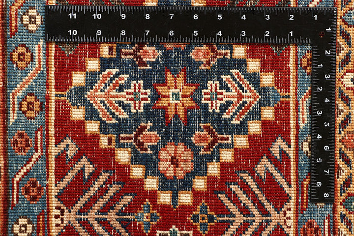 Navajo White Kazak 5' 1 x 6' 9 - No. 67658 - ALRUG Rug Store